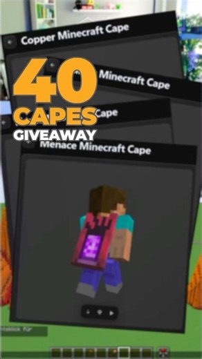 40 Capes for You! 🔥 #minecraft #minecraftbuilding