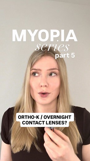 Benefits of ORTHO-K for Myopia Correction