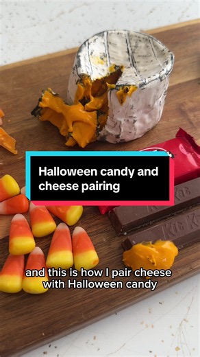 This is how I pair cheese with Halloween candy! ##cheesetok##cheeselover##fyp##foryoupage##halloween