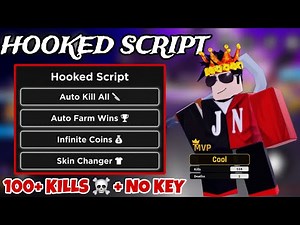 Hooked! OP SCRIPT - NO KEY | Auto Farm Wins, Auto Kill ALL, +100 Kills Gameplay | PASTEBIN 2026