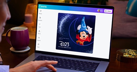 Canva is Letting Users Make Designs Using Disney Characters