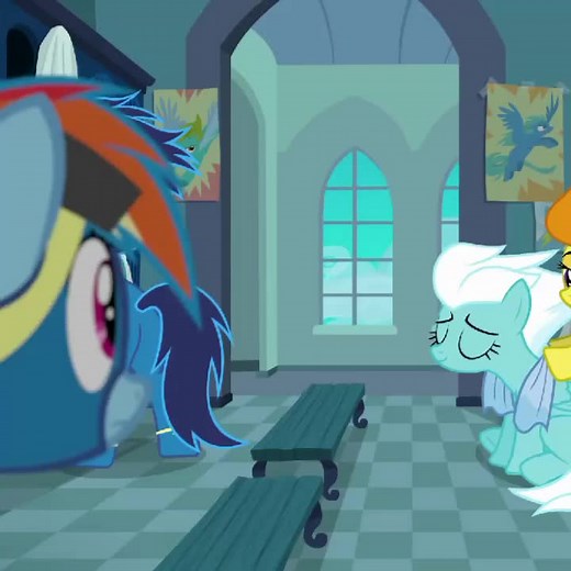 Frustration in Class: Rainbow Dash's School Adventure