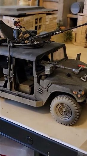 1/18 Humvee Night Force Gi Joe Custom Vehicle #military #toys #combatvehicle