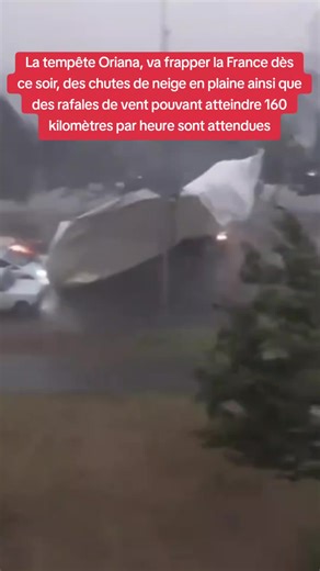 Tempête Oriana : Neige et vents jusqu'à 160 km/h en France