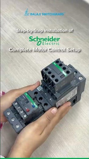Schneider LC1D Contactor Setup ASMR