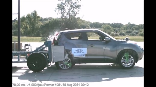 2011 日产 Juke 燃油系统追尾测试 nhtsa