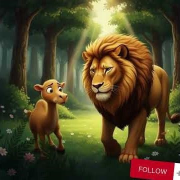 Baby Cow vs Crocodile Attack – Brave Camel Baby & Lion Rescue #catcartoon #animals #animation