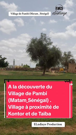 Découverte du Village de Pambi à Matam, Sénégal