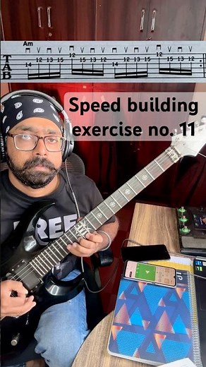 Speed Building Exercise No.11 🔥 | alternate Picking Practice