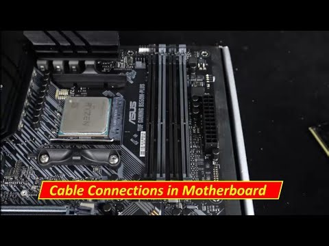 How to connect pc cables in Motherboard , Motherboard Wire Connections, Pc Build Tutorial