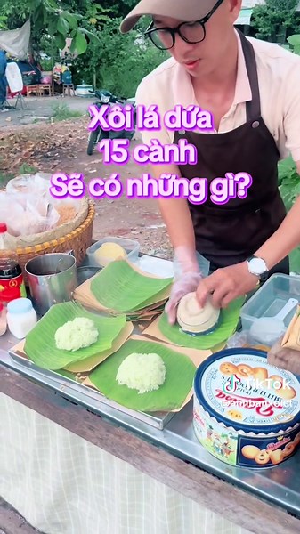 Xôi Lá Dứa Ngon Nhất Từ Nhà Má 3 Gói