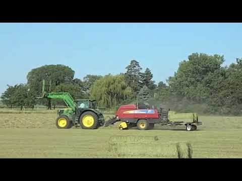 Alfalfa Hay harvesting and Bailing