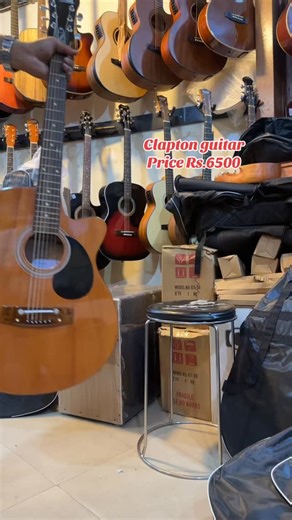 Clapton guitar price rs.6500 only with full set string capo belt pick ani 1 year warranty | Music Gallery