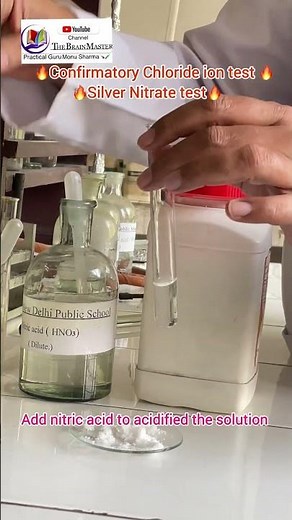 🔥Confirmatory Silver nitrate test🙏with Practical Guru Monu Sharma