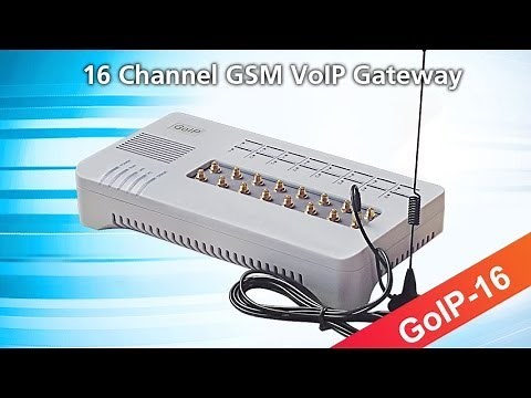 16 port / channel gsm voip gateway goip16 for call termination from HyberTone