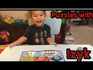 Fun with PlaySkool and Melissa and Doug puzzles with Izyk