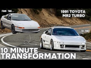 Building a Toyota MR2 in 10 minutes! Dream Build !