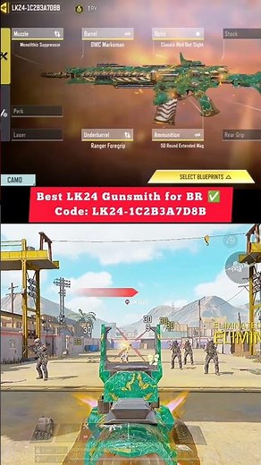 Best LK24 [Deadly Petals] 🔥 Gunsmith for BR ✅ 2026 | Best Assault Rifle Loadout | COD Mobile