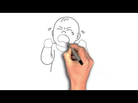 How to Draw a Crying Baby — Simple Line Art Guide