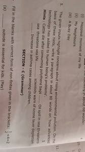 Write a paragraph in about 80 words on 'how advanced technology... | Filo