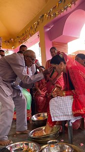 Washing the feet of her granddaughter at wedding day. #weddingphotographynepal#memory | Aryan Photography