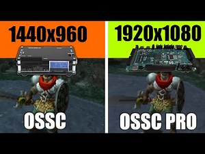 OSSC vs. OSSC Pro - First (short) Image Quality Comparison - Motion Adaptive Deinterlacing + Filter)