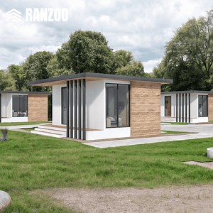 [Hot Item] Ranzoo Prefabricated Mini tiny smart cabin luxury prefab modular House with Off-Grid Solar System for Outdoor Camping