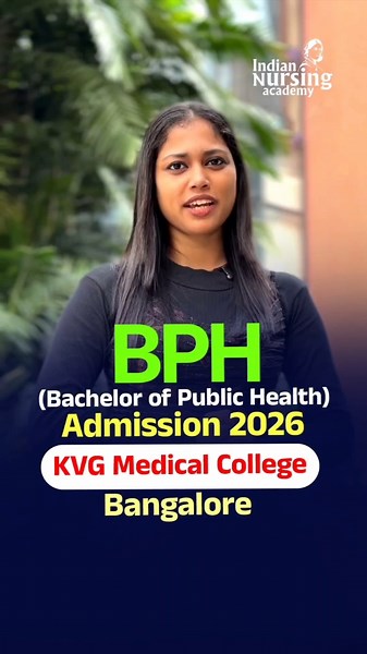 🎓 BPH Admission 2026 – KVG Medical College