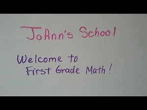 Welcome to First Grade Math!