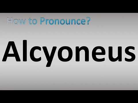 How to Pronounce Alcyoneus