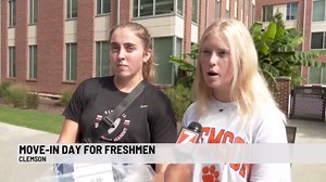First-year students move into Clemson University