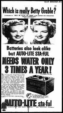 Water Only 3 Times a Year! 1950s Autolite Commercial 📻✨ #CarBattery #RetroAd #1950s
