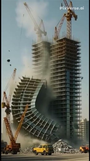 Dubai Earthquake Underconstruction Building Collapse #dubai #latestnews #earthquake #shorts