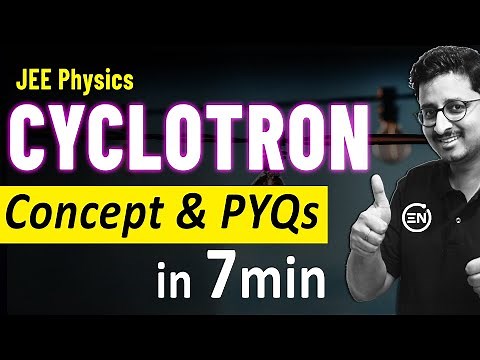 Cyclotron in 7 Min | Concept & PYQs | JEE Physics | JEE Physics | Eduniti