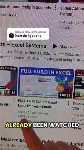 DIY Excel CRM That Actually Works #excel #tutorial #automation