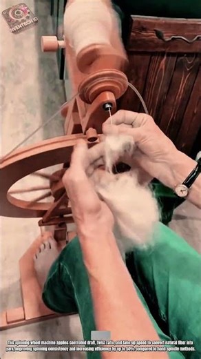 Best Innovation Spinning Wheel Machine: How to Convert Natural Fiber into Yarn