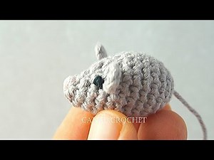 Ratón amigurumi tutorial