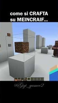 come si CRAFTA su MEINCRAIF...💔🥀 #minecraft