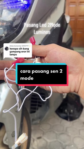 Tutorial Pemasangan Lampu Sein Dua Mode untuk Nmax