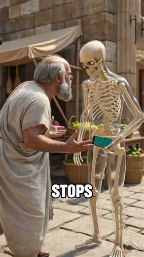 The wind is blowing 💨 #viral #socrates #shorts #skeleton