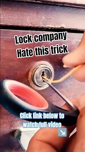 how to open lock with key 🔑 #diy