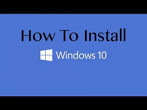 Windows 10 Manual Installation Tutorial (No Wait- Right Now)