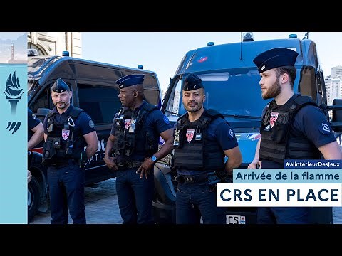 🔥 Arrivée de la flamme : Les CRS « au cœur du démarrage » des Jeux olympiques | #àlinterieurDesJeux