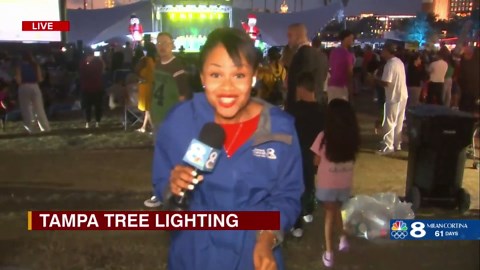 Tampa gets ready for annual Christmas tree lighting
