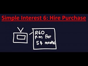 Simple Interest 6: Hire Purchase