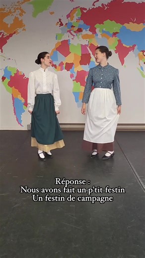 Une petite chanson à répondre! ⚜️ #fy #fyp #foryou #foryoupage #tiktokqc #qc #quebec #québec #frenchcanada #frenchcanadian #folksong #traditionalsong #chansonfolklorique #chansontraditionnelle #culture #tradition #québec #quebecois #québécoise #chant #chanson #song #singing #sing