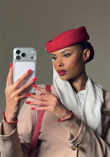 Do my work nails with me ❤️💅 #nailstutorial #gelxnails #asmr #emiratescabincrew #emirates