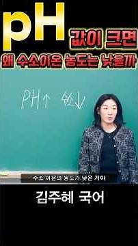 Why does the hydrogen ion concentration decrease as the pH value increases?