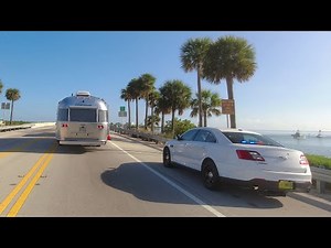 Florida Scenic Driving from Key West to Downtown Miami 4K
