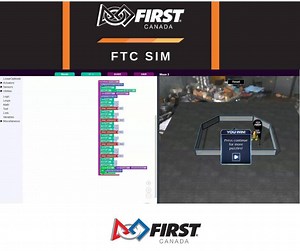 Learn how to code online using the FIRST Canada FTC SIM brought to you by #CanCode? See how it works at https://www.firstroboticscanada.org/ftcsim/ | FIRST Robotics Canada